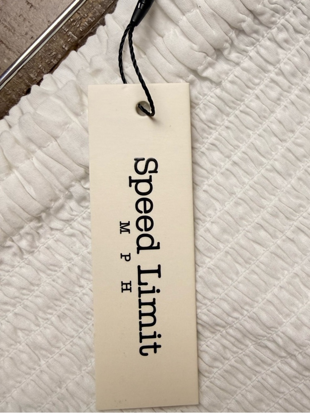 SPEED LIMIT MPH White Smocked Strapless Midi Dress Women’s 2X NWT - Picture 8 of 8